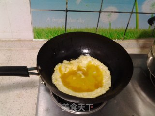 Scrambled Eggs with Loofah recipe