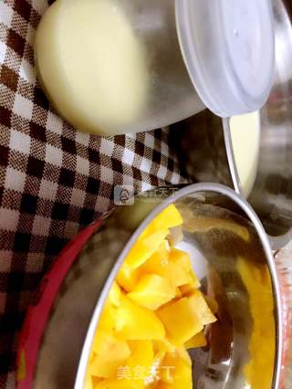 Plum Peach Watermelon Matcha Pudding recipe