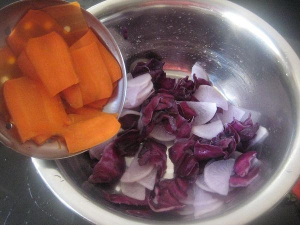 Colorful Almond Salad recipe