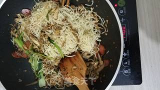 Stir-fried Thin Noodles recipe