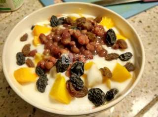 Red Bean Mango Yogurt Shake recipe