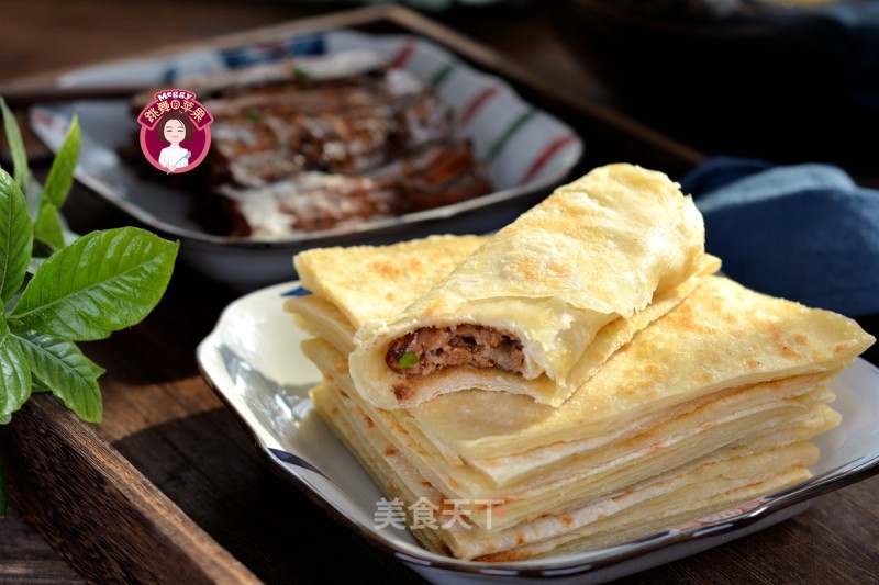 Pancake Roll with Fish recipe