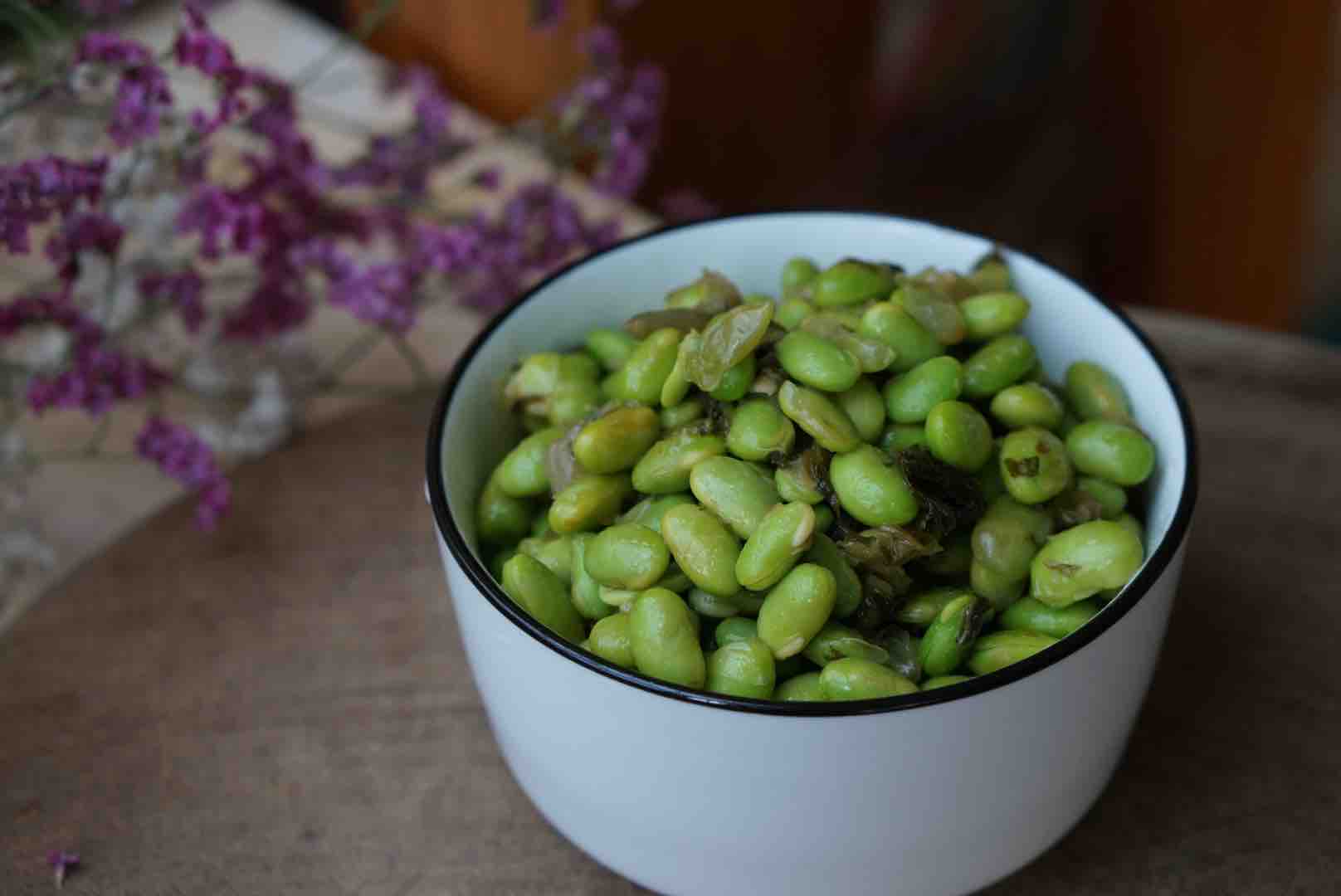 Sauerkraut Edamame recipe