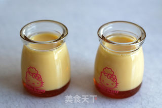 Cute Milk Bottle Caramel Pudding recipe