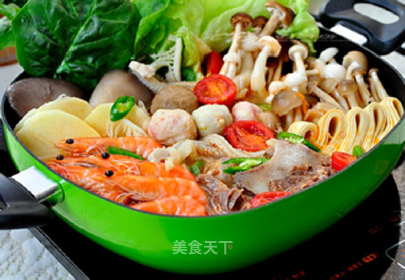 Steak Rib Hot Pot with Tomato Sauce recipe