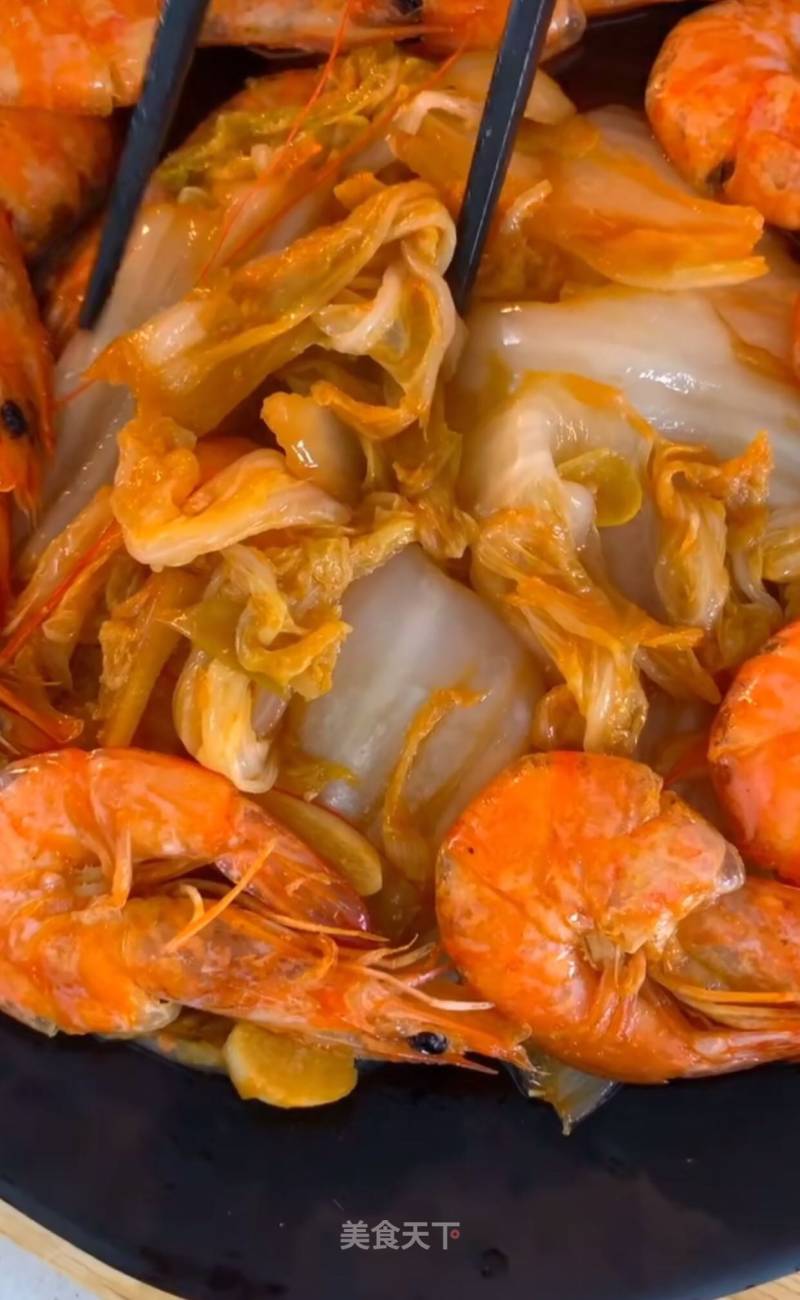 Shrimp Oil Cabbage recipe