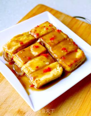 Premium Tofu with Abalone Sauce recipe