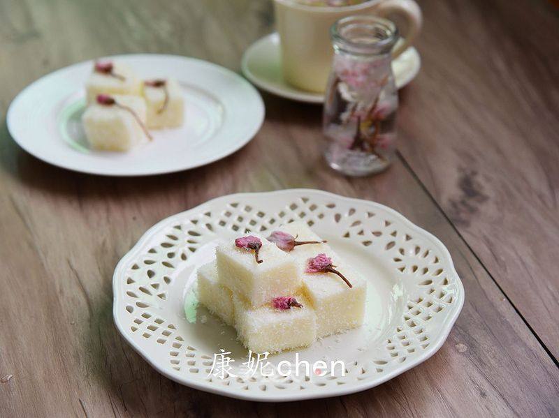 Sakura Coconut Milk Cake recipe