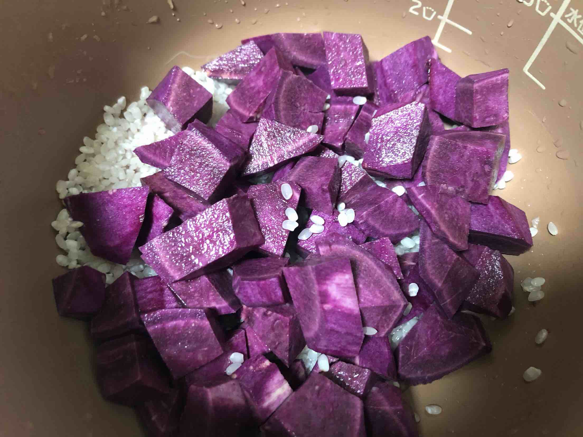 Purple Potato Congee recipe