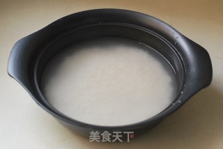 【claypot Rice with Bacon and Vegetables】 recipe