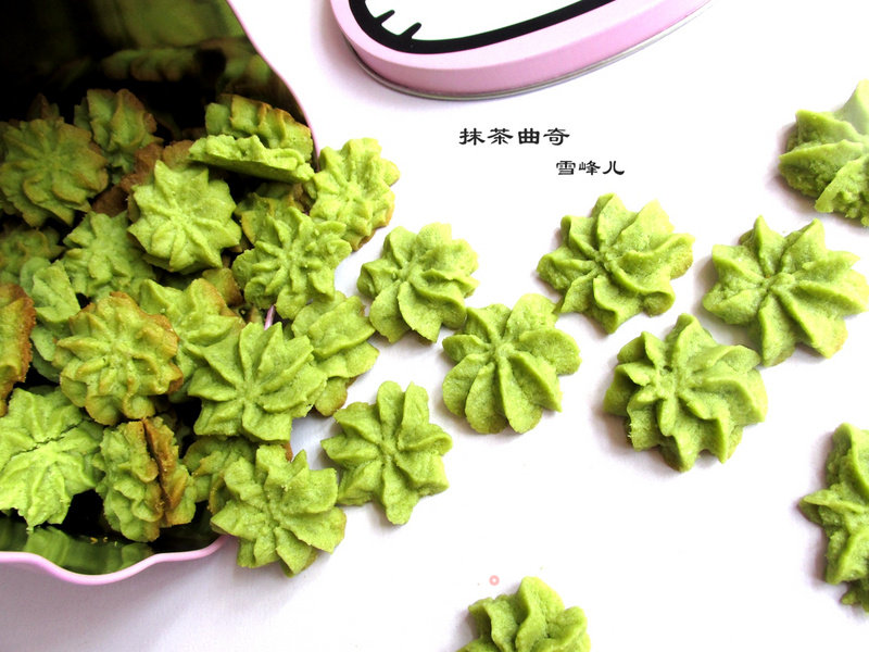 #aca明星饼大赛#matcha Cookies recipe