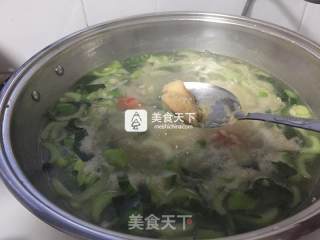 Green Vegetable Lobster Soup Rice Congee recipe