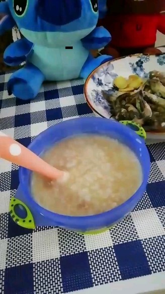 Sea Fish and Shrimp Porridge with Minced Meat
