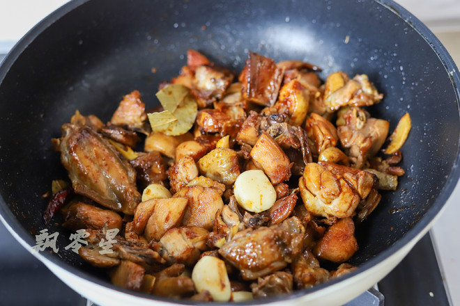 Mushroom and Potato Cured Chicken Pot recipe
