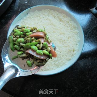 Ham, Pickles, Fast Food, Glutinous Rice recipe