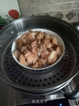 Stir-fried Rape with Hericium recipe