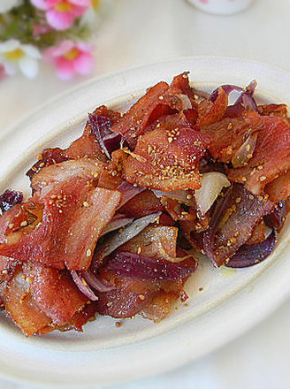 Roasted Bacon with Scallions recipe