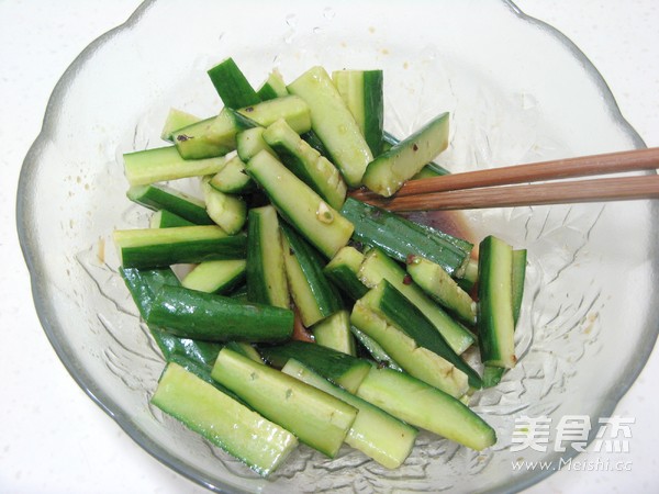 Cucumber with Tempeh recipe
