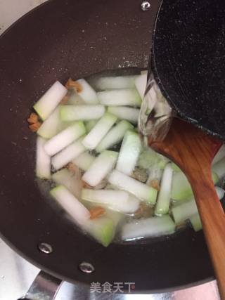 Winter Melon and Radish Dried Minced Meat Soup recipe