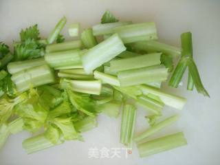 Stir-fried Celery with Pleurotus Eryngii recipe