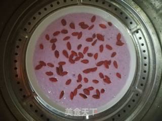 Purple Sweet Potato Rice Cake recipe