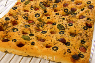 Focaccia|fresh and Quick Bread recipe