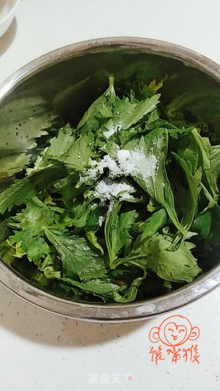 Celery Leaf Salad recipe