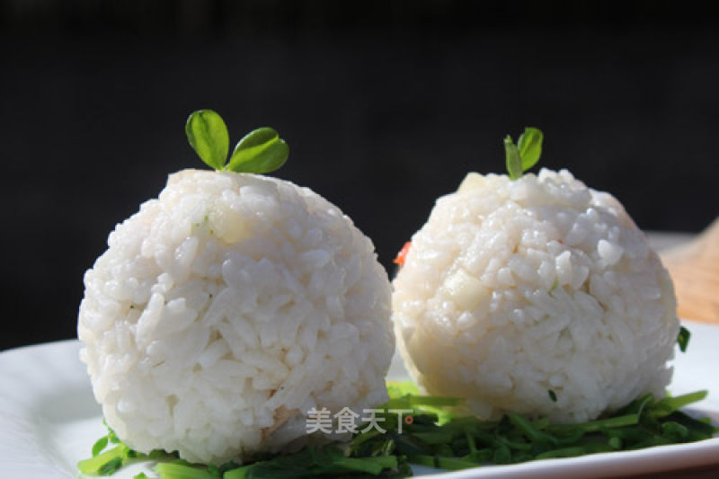 Soaked Radish Rice Ball recipe