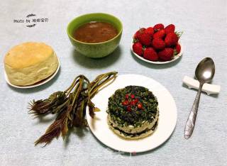 #春野菜# Tofu Mixed with Toon recipe