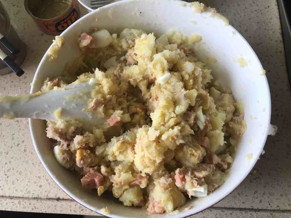 Homemade Salad Mashed Potatoes recipe