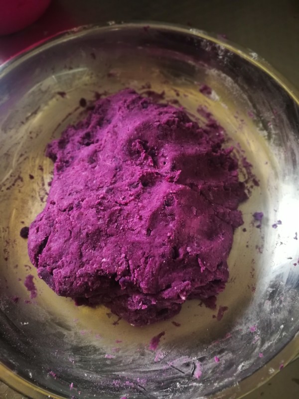 Purple Sweet Potato Glutinous Rice Cake recipe