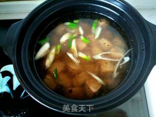 Braised Tofu with Cabbage Vermicelli recipe
