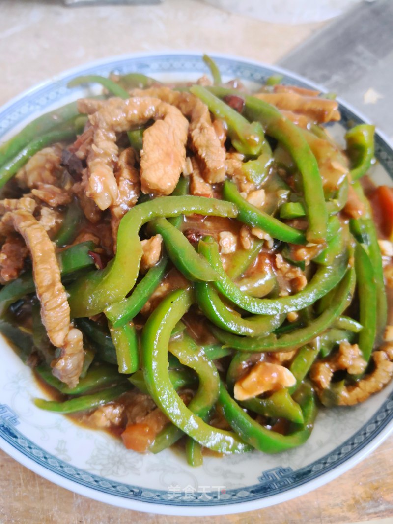 Shredded Pork with Vegetable Pepper recipe