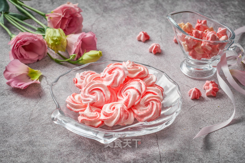 Rose Flower Meringue