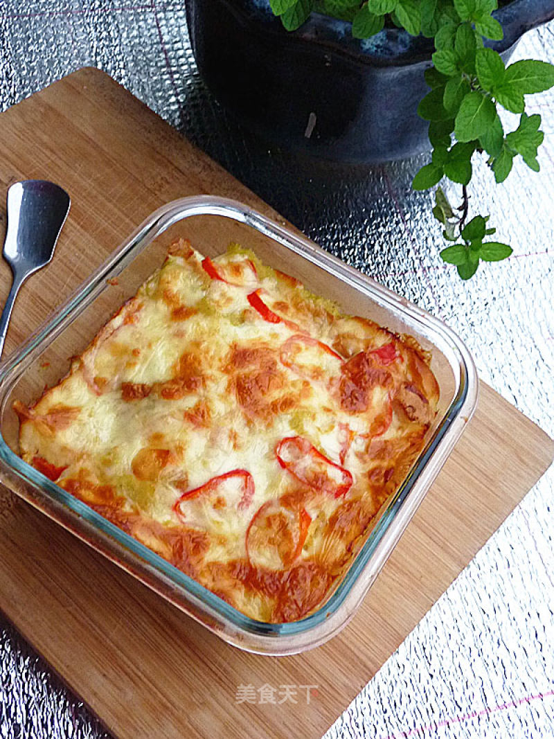 Cheese Curry Potato Pudding recipe