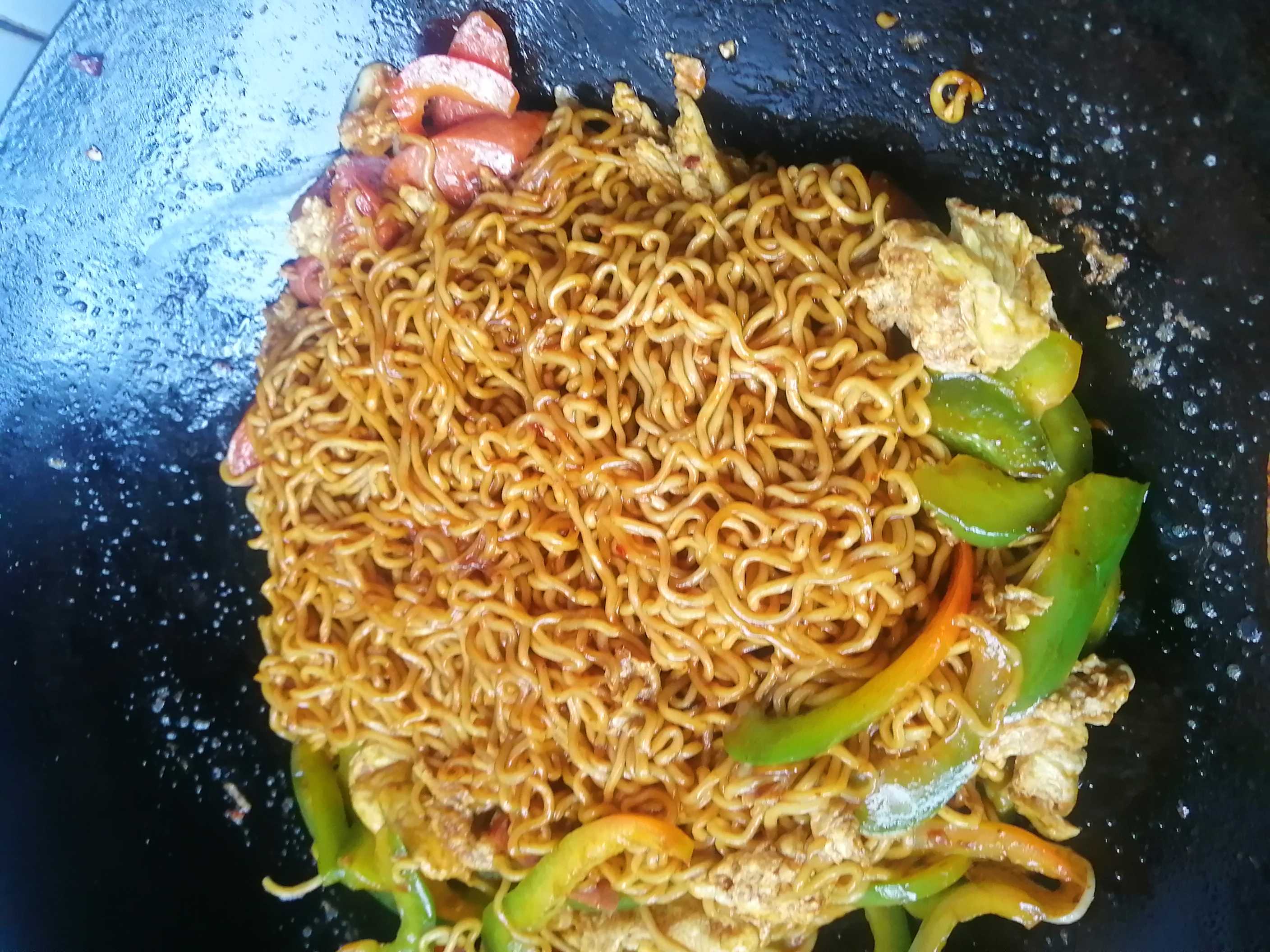 Fried Instant Noodles recipe