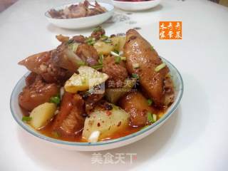 Potato Steamed Trotters --- Banquet Dishes recipe