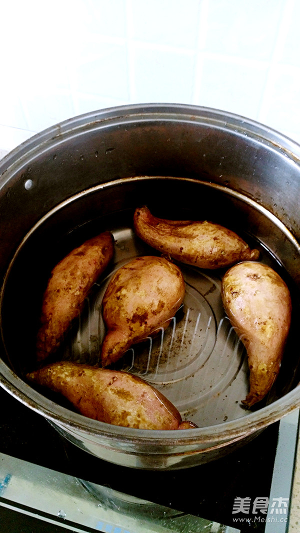 Roasted Dried Sweet Potatoes recipe