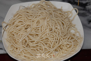 Cold Noodles with Meat Sauce recipe