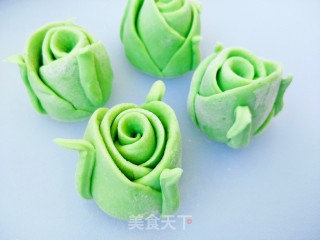 Green Rose Mantou recipe