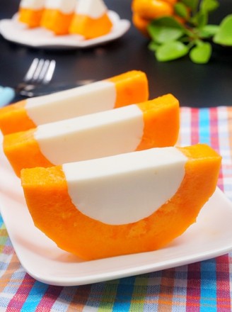 Papaya Coconut Milk Jelly recipe