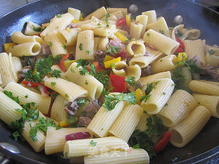 Curry Beef Boiled Spaghetti recipe