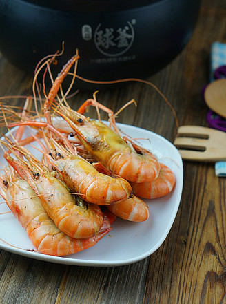 Baked Shrimp with Green Onion and Ginger