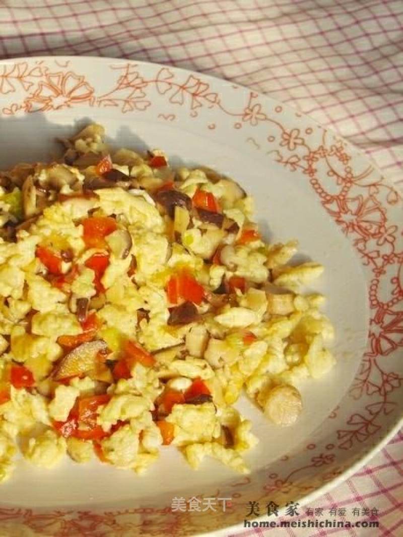 Scrambled Eggs with Mushrooms recipe
