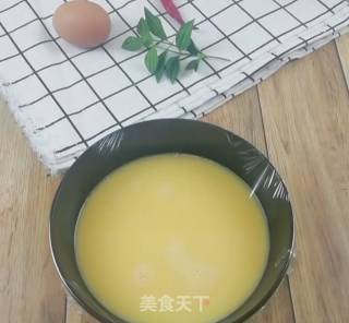 Steamed Egg with Minced Meat recipe