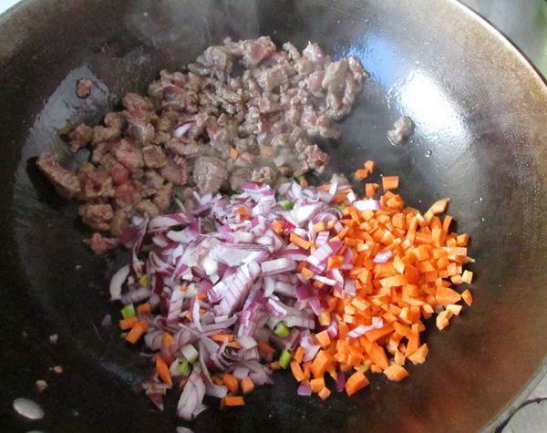 Curry Beef Fried Rice recipe