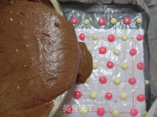 Color Dot Cake Roll recipe