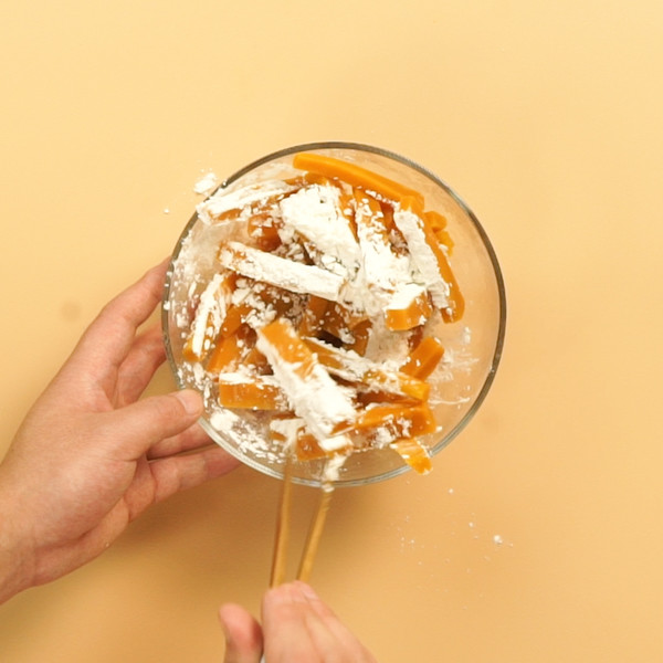 Baked Pumpkin with Egg Yolk recipe