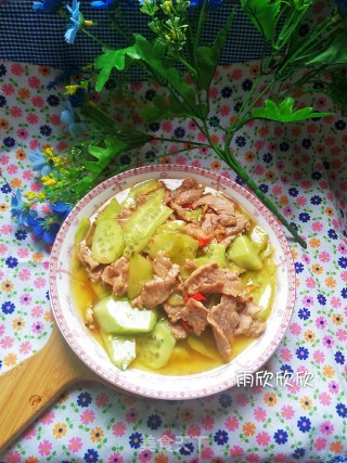 Cucumber Fried Pork recipe