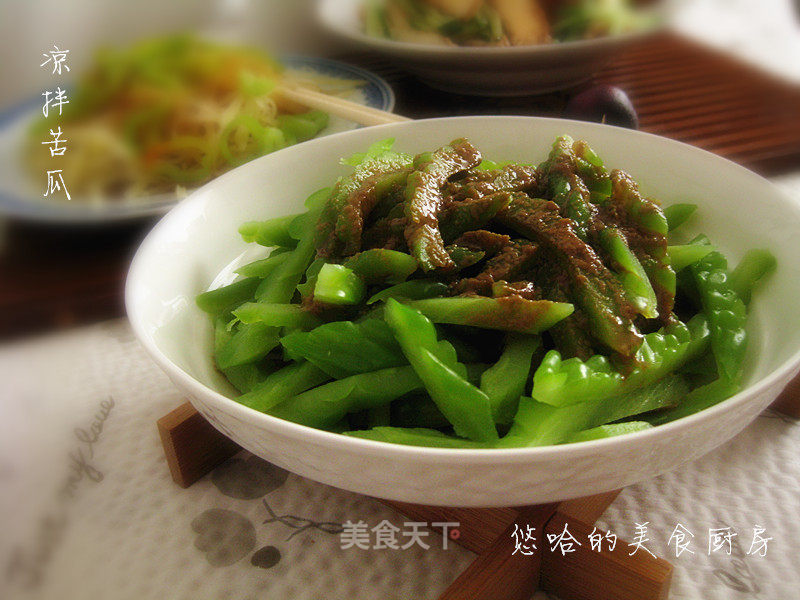 Summer Fast Hand Dish---cold Bitter Gourd recipe